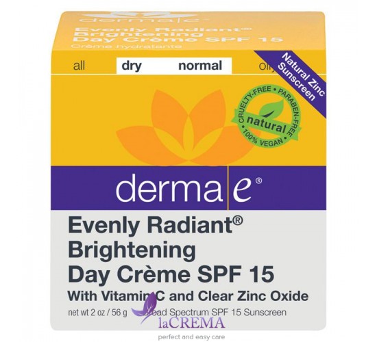 Derma E Дневной крем Evenly Radiant® для осветления кожи с SPF15, 56 г