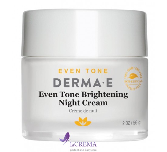 Derma E Ночной крем Evenly Radiant®  для осветления кожи, 56 г
