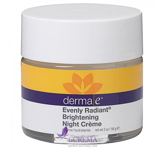 Derma E Ночной крем Evenly Radiant®  для осветления кожи, 56 г