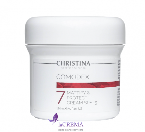 Christina Comodex Крем для обличчя Матування та захист №7 Mattify&Protect Cream SPF15, 250 мл