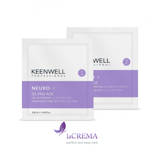 Keenwell Neuro-K Альгінатна Нейро Ліфтингова антивікова маска з пептидами №03, 130мл+15г