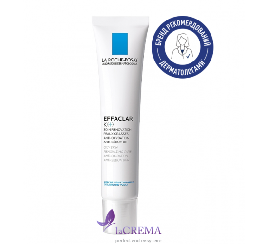 La Roche-Posay Effaclar К+ Відновлюючий засіб для проблемної шкіри Ефаклар, 40 мл