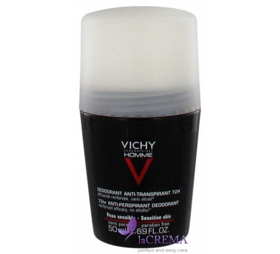 Віші Ом Кульковий дезодорант для чоловіків 72H години захисту - Vichy Homme, 50 мл