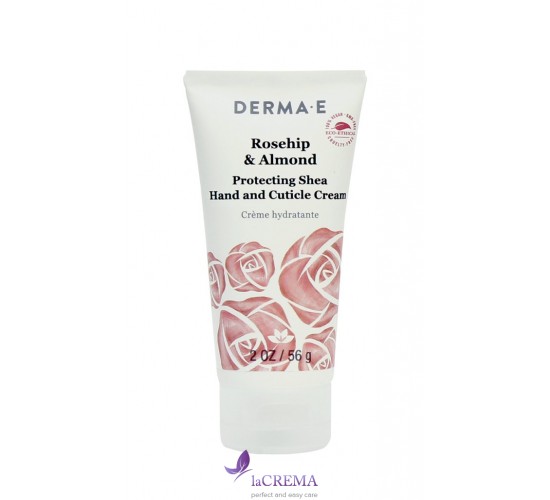 Derma E Крем для рук защитный с экстрактом шиповника и маслом миндаля, 56 г