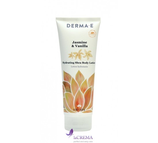 Derma E Лосьон увлажняющий ля тела с маслом ши, жасмином и ванилью, 227 г