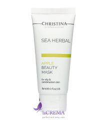 Christina Маска краси яблучна для комбінованої та жирної шкіри Sea Herbal Beauty Mask Green Apple