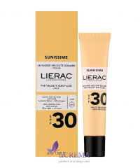 Лієрак Санісім Сонцезахисний тонізуючий флюїд для обличчя SPF30 Lierac Sunissime Fluid, 40 мл