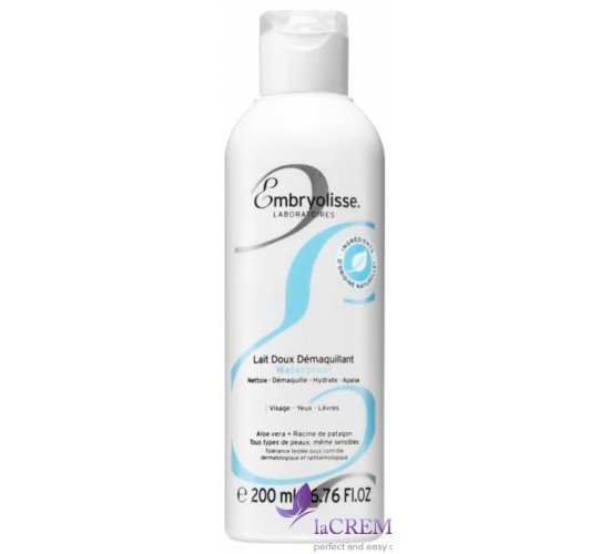 Embryolisse Очищуюче молочко-емульсія для зняття макіяжу 4 в 1, 200 мл