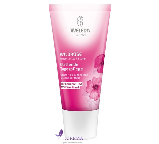 Веледа Трояндовий розгладжуючий денний крем - Weleda Wildrose, 30 мл