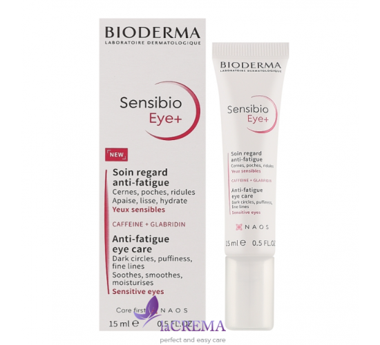 Біодерма Сансібіо Заспокійливий засіб для зони навколо очей Bioderma Sensibio Yeux+, 15 мл