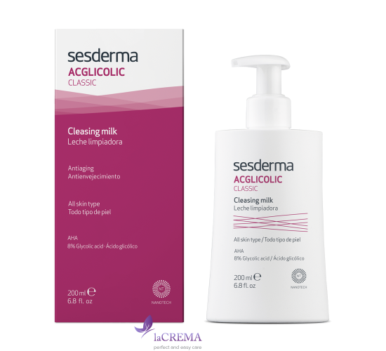 Sesderma Acglicolic Classic Молочко очищуюче для зняття макіяжу, 200 мл