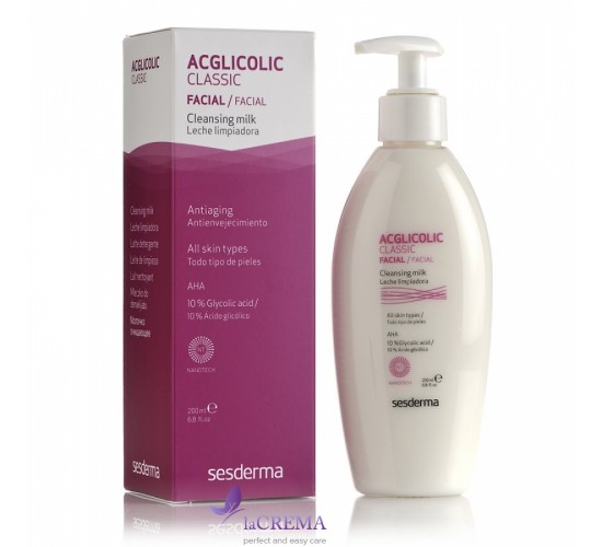 Sesderma Acglicolic Classic Молочко очищуюче для зняття макіяжу, 200 мл