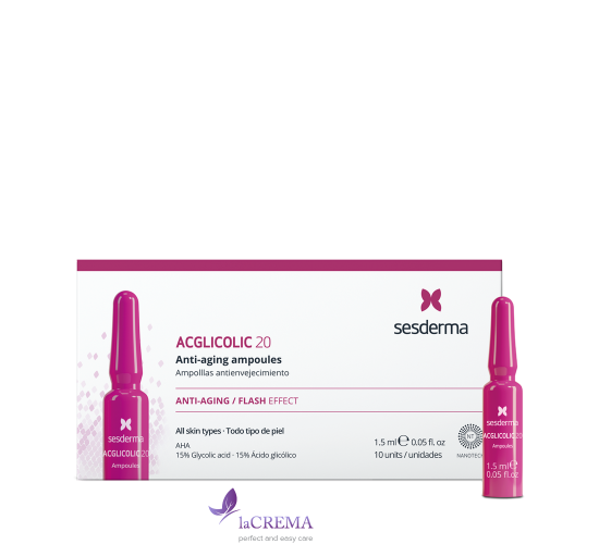 Sesderma Acglicolic 20 Сироватка проти старіння з гліколевою кислотою, 5х2 мл