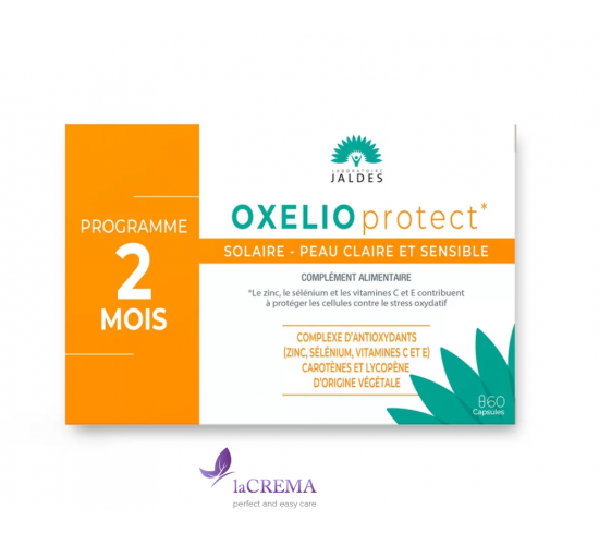Jaldes Oxelio Protect  Харчова добавка для підтримки здоро'я шкіри перед засмагою, 60 капсул