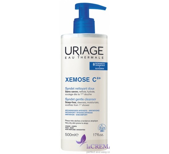 Урьяж Ксемоз Синдет C8+ Очищувальний гель для сухої шкіри Uriage XemoseC8+ Syndet, 500 мл