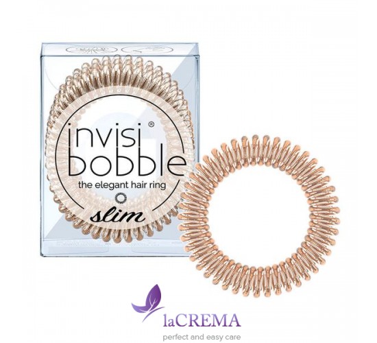 Invisibobble Резинка-браслет для волос Slim Bronze Me Pretty, 3 шт