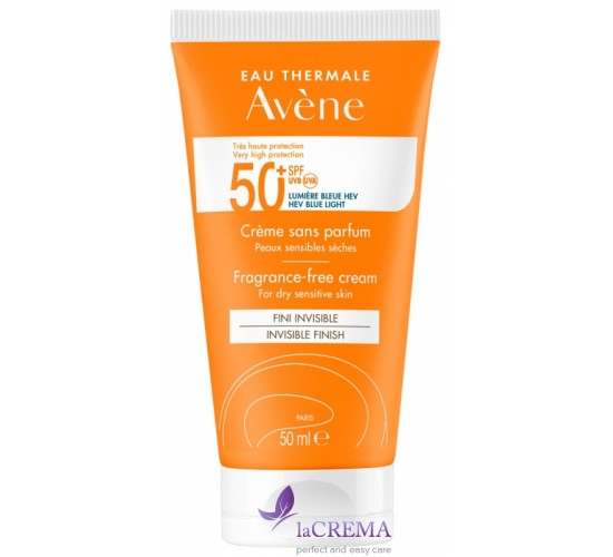 Авен Сонцезахисний крем для сухої шкіри SPF 50+ Avene, 50 мл