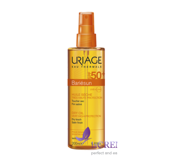 Урьяж Барьєсан Сонцезахисна олія SPF50 для безпечно засмаги Uriage Bariesun Huile, 200 мл