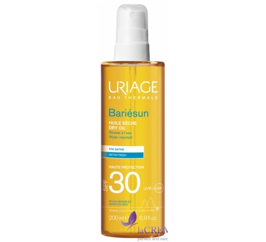 Урьяж Барьєсан Сонцезахисна олія SPF30 для безпечно засмаги Uriage Bariesun Huile, 200 мл