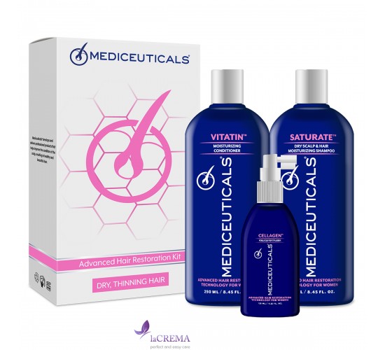 Mediceuticals Набір для жінок проти випадіння, сухе волосся Advanced Hair Restoration Technology