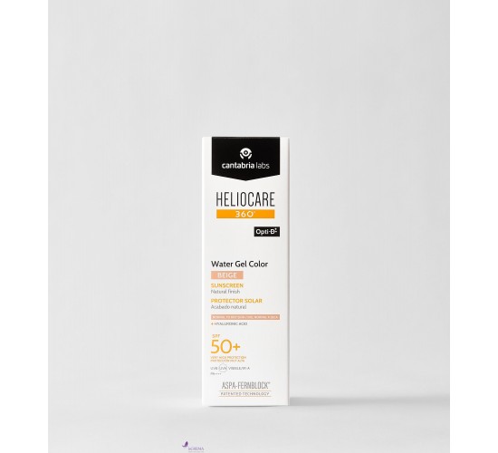 Cantabria Labs Heliocare 360 Водний захисний тонуючий гель SPF50 Color Water Gel, Beige, 50 мл