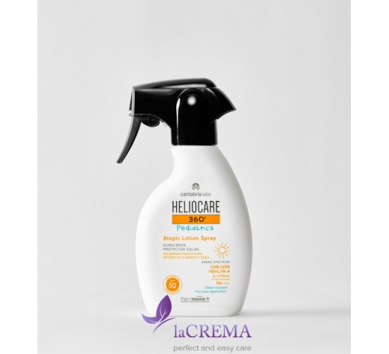 Cantabria Labs Heliocare 360 Дитячий захисний лосьон Pediatrics Atopic Lotion Spray SPF 50,  250 мл