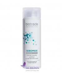 Biotrade Sebomax Безсульфатний м'який шампунь для чутливої шкіри голови Sensitive Shampoo, 200 мл 