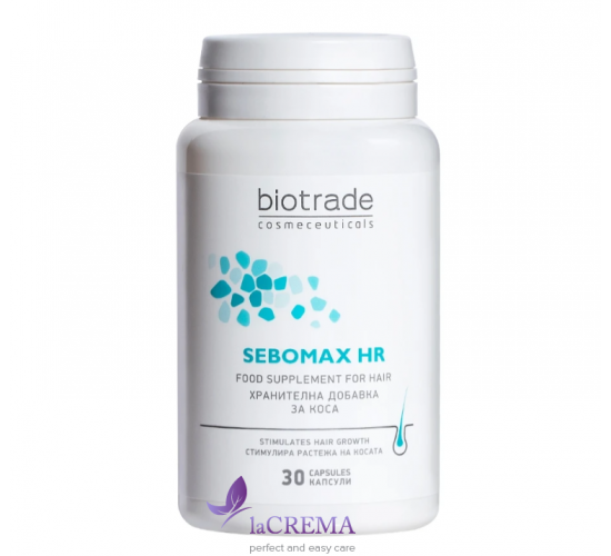 Biotrade Sebomax Вітамінно-мінеральний комплекс проти випадіння волосся з біотином, цинком і селеном