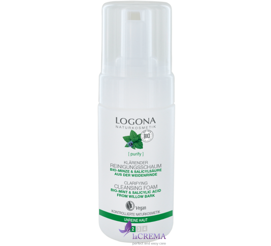 Logona БИО Пенка очищающая Мята, 100 мл