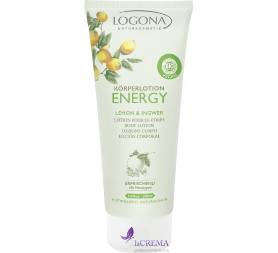 Logona БИО Лосьон для тела ENERGY Лимон и Имбирь, 200 мл
