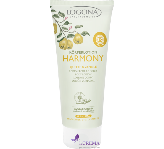 Logona БИО Лосьон для тела HARMONY Айва и Ваниль, 200 мл