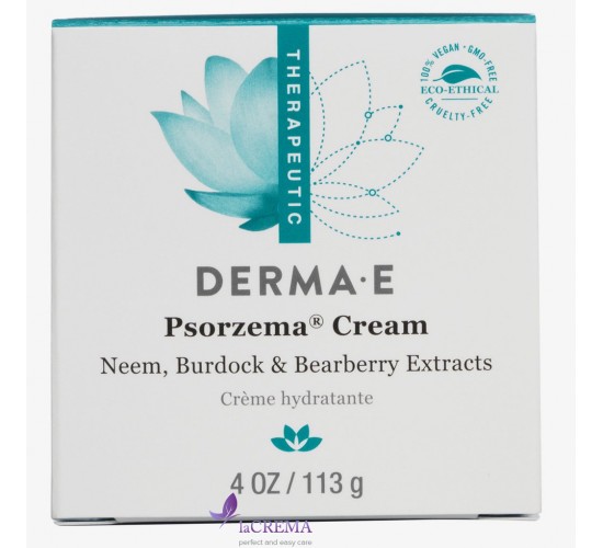 Derma E Therapeutic Крем от псориаза Psorzema® с витаминами А и Е, 113 г