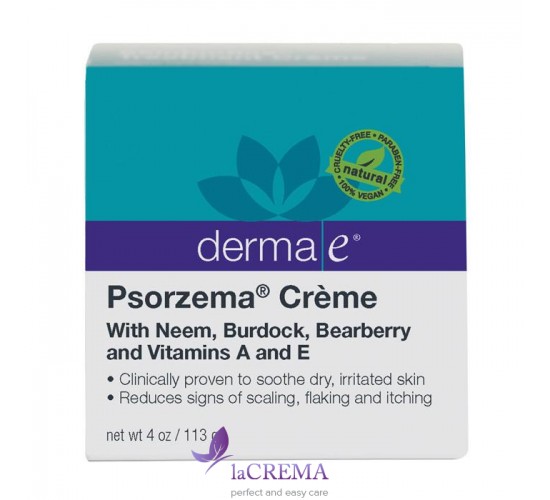 Derma E Therapeutic Крем от псориаза Psorzema® с витаминами А и Е, 113 г