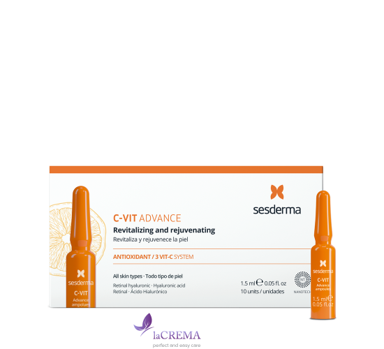 Sesderma C-Vit Advance Омолоджуюча сироватка з вітаміном С, 10*1,5 мл
