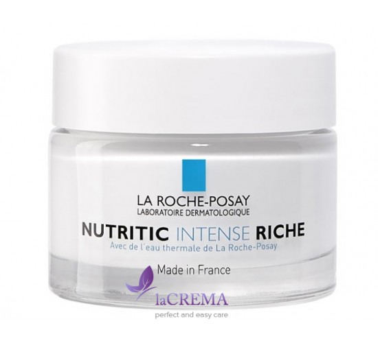 La Roche-Posay Нутрітік Інтенс Ріш Крем для сухої та дуже сухої шкіри - Nutritic Intense, 50 мл