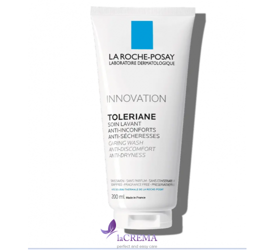 La Roche-Posay Толеран Очищуючий крем-гель для чутливої шкіри Toleriane, 200 мл
