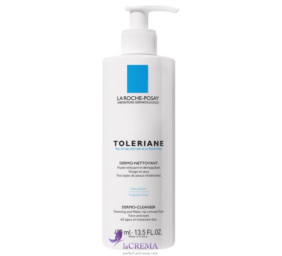 La Roche-Posay Толеран Молочко для очищення та зняття макіяжу Toleriane, 400 мл