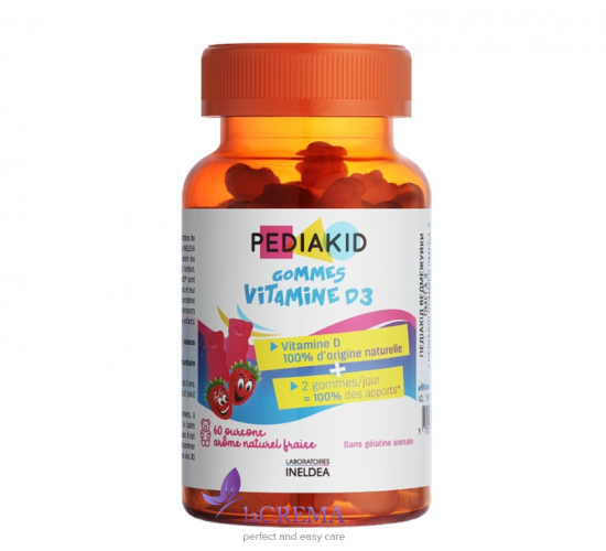 Педіакід Ведвежуйки Вітамін D3 - Pediakid Gommes Vitamin D3, 60 шт