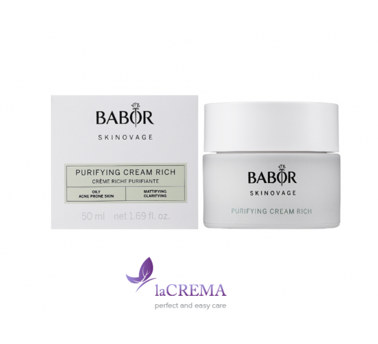Babor Skinovage Purifying Cream Крем насичений для проблемної шкіри, 50 мл