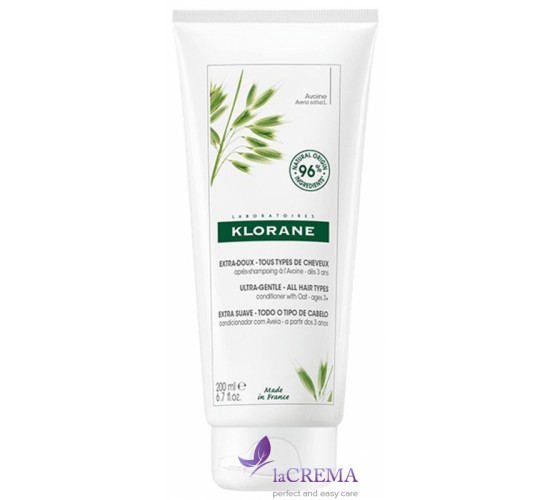 Клоран Кондиціонер з вівсом для всіх типів волосся - Klorane Conditioner, 200 мл