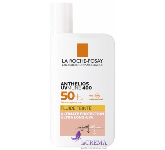La Roche-Posay Антгеліос Сонцезахисний флюїд з тоном Anthelios UVmune 400 SPF50+, 50 мл