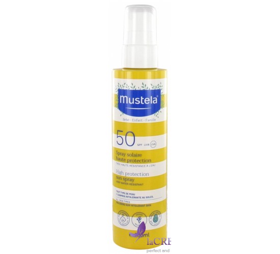 Мустела Дитячий сонцезахисний спрей - Mustela Spray Solaire SPF 50, 200 мл