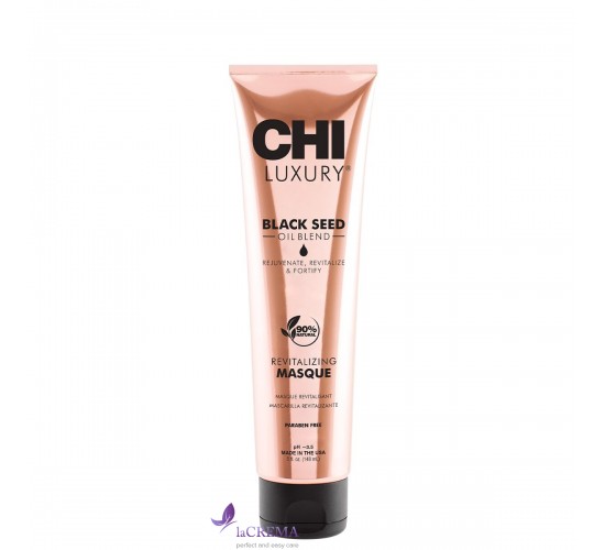 CHI Luxury Black Seed Відновлююча маска для волосся з олією насіння чорного кмину, 147 мл