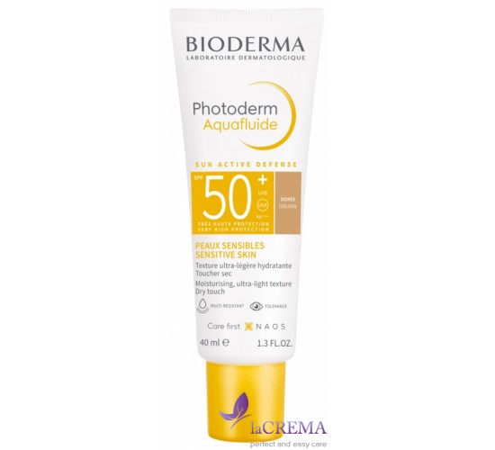 Біодерма Фотодерм Сонцезахисний аквафлюїд тонуючий Bioderma Photoderm Aquafluide SPF50+, 40 мл