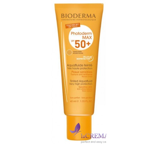 Біодерма Фотодерм Сонцезахисний аквафлюїд тонуючий Bioderma Photoderm Aquafluide SPF50+, 40 мл