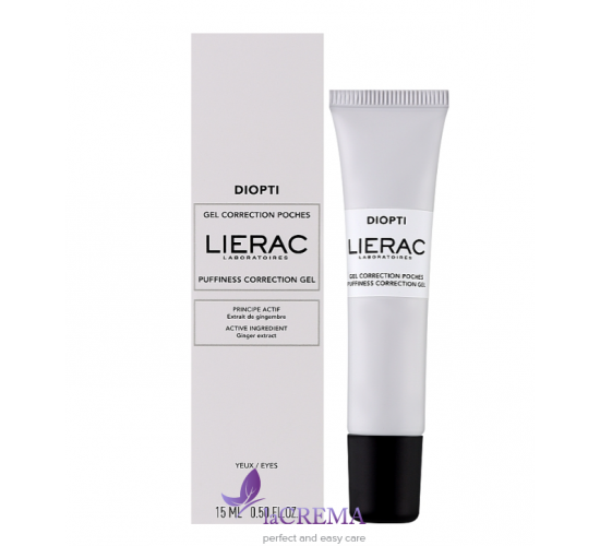 Лієрак Діопті Гель для корекції набряклості під очима Lierac Diopti Puffiness Correction Gel, 15 мл