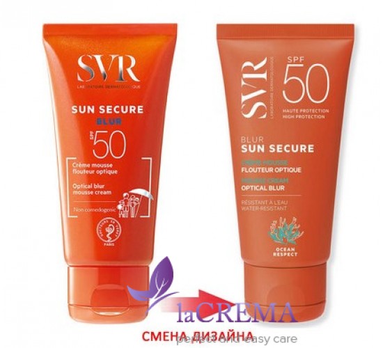 СВР Сан Секюр Сонцезахисний крем-мус SPF 50 - SVR Sun Secure Blur Creme Mousse, 50 мл