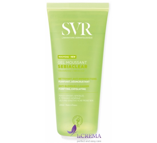 СВР Себіаклер Очищуючий гель для проблемної шкіри SVR Sebiaclear Gel, 200 мл