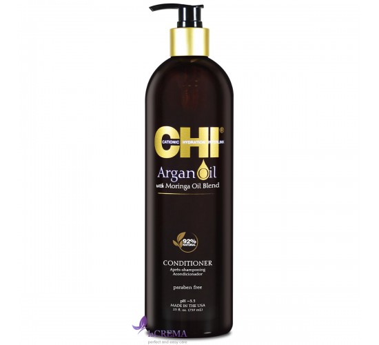 CHI Argan Oil Відновлюючий кондиціонер для сухого та пошкодженого волосся, 739 мл