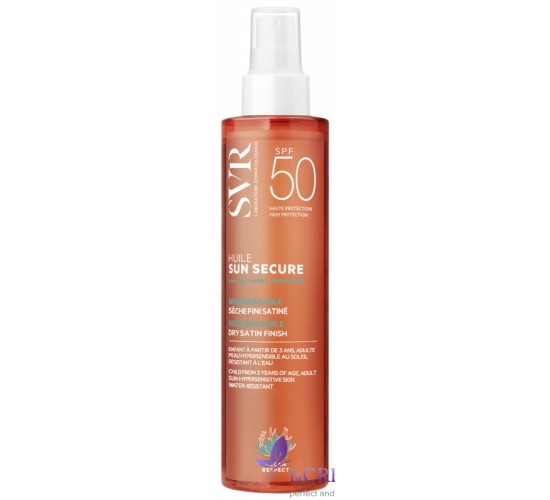 СВР Сан Секюр Сонцезахисна олія SPF 50 для безпечно засмаги SVR Sun Secure Huile, 200 мл